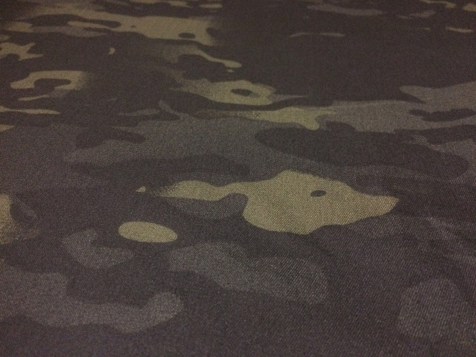 250cm x 150cm Multicam Black pattern 40 cotton Blend Fabric Etsy