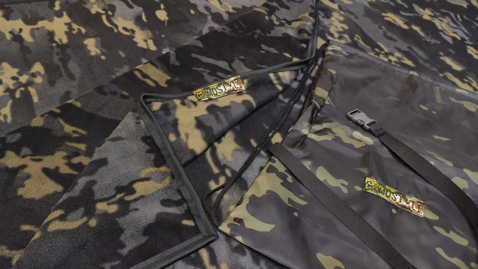 Warm soft fleece blanket 210150 cm Multicam Dark Military Etsy