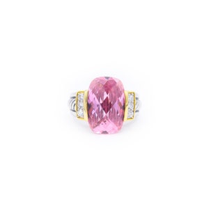 Pink Sterling Silver CZ Ring Party Love Friendship Gift for Her