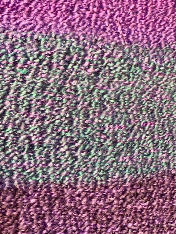 Grape Ombre Stripe Purple And Royal Blue Handmade Etsy