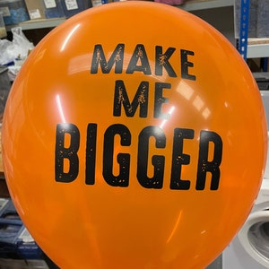 24&quot; Make Me Bigger - 24 inch giant latex balloon 2ft 2foot Looner Looners Latex Fetish B2P S2P
