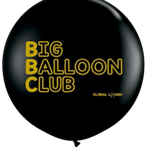 24&quot; Big Balloon Club &quot;The BBC&quot; - 24 inch giant latex balloon 2ft 2foot Looner Looners Latex Fetish B2P S2P