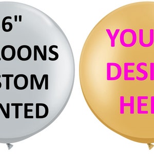 36 Inch Printed Balloons, personalised balloon design. Decoration, party, wedding, birthday, retirement, new born, all occasions, 36&quot;