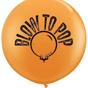 24&quot; Blow To Pop - 24 inch giant latex balloon 2ft 2foot Looner Looners Latex Fetish