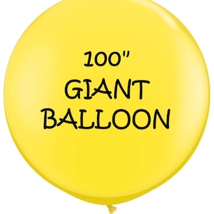 Globo gigante de látex de 254 cm (100&quot;) - Los globos de látex más grandes del mundo - 100 cm (100&quot;). Looner UK, interés en los Looners.