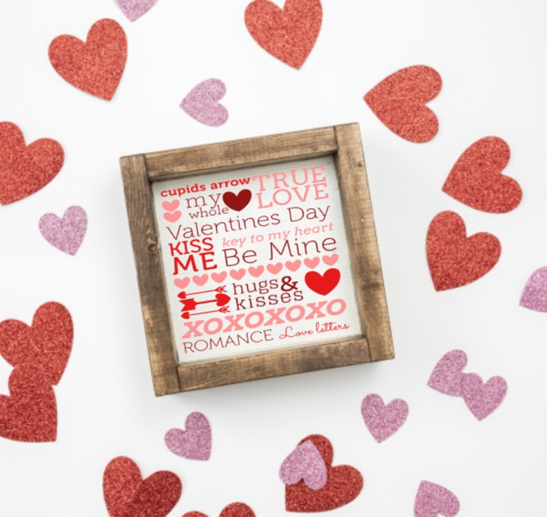 Valentine/'s Day ~ Wooden Sign