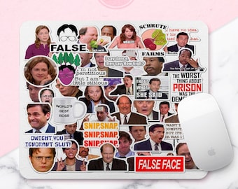 Dunder Mifflin Collage Mouse Pad - The Office TV Show Gift