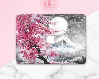 Sakura Cherry Blossom Japanese Art Macbook Case