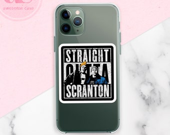 The Office iPhone Case: Straight Outta Scranton Silicone Cover  for iPhone 17 Air 16 Pro Max 15 Pro 17 Pro 14 Pro 13 Pro Max 17 Case