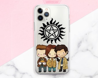 Supernatural Phone Case: Winchester Brothers, Protective Silicone case for iPhone 17 Air 16 Pro Max 15 Pro 17 Pro 14 Pro 13 Pro Max Cover