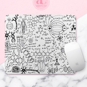 Science Mouse Pad Movie Home Office Decor Physics Mouse Round Pad Nerd Birthday Mat Rectangular Rug Present Mouse Pad Cute Gift Mousepads