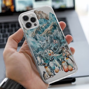 Penguins family | iPhone 14 Pro Case | iPhone 15 case | Penguin love | iPhone 13 Pro case | Penguin | iPhone 12 case | iPhone 11 Pro Case