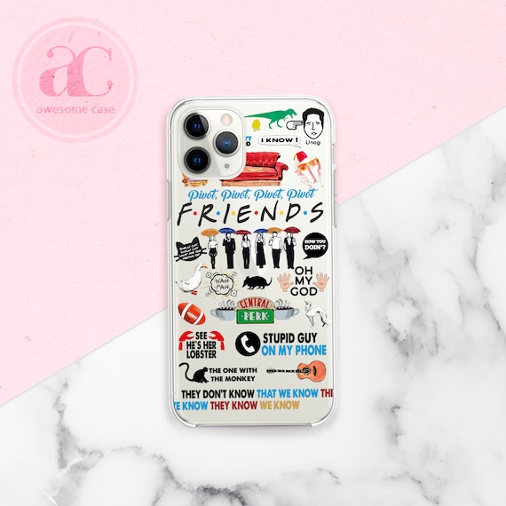 Friends TV Show Silicone iPhone Case for iPhone 17 Air 16 Pro Max