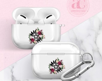 TV Show Airpods Pro case Supernatural Clear Plastic Protective case Airpods Pro holder Plastic airpods cover earpods case airpods gen 3 case
