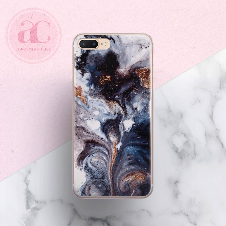 Marble iPhone 12 Pro case iPhone X Case Blue iPhone 8 case iPhone 14 Pro case Gold iPhone 11 Pro case Watercolor cover Samsung S10 case 