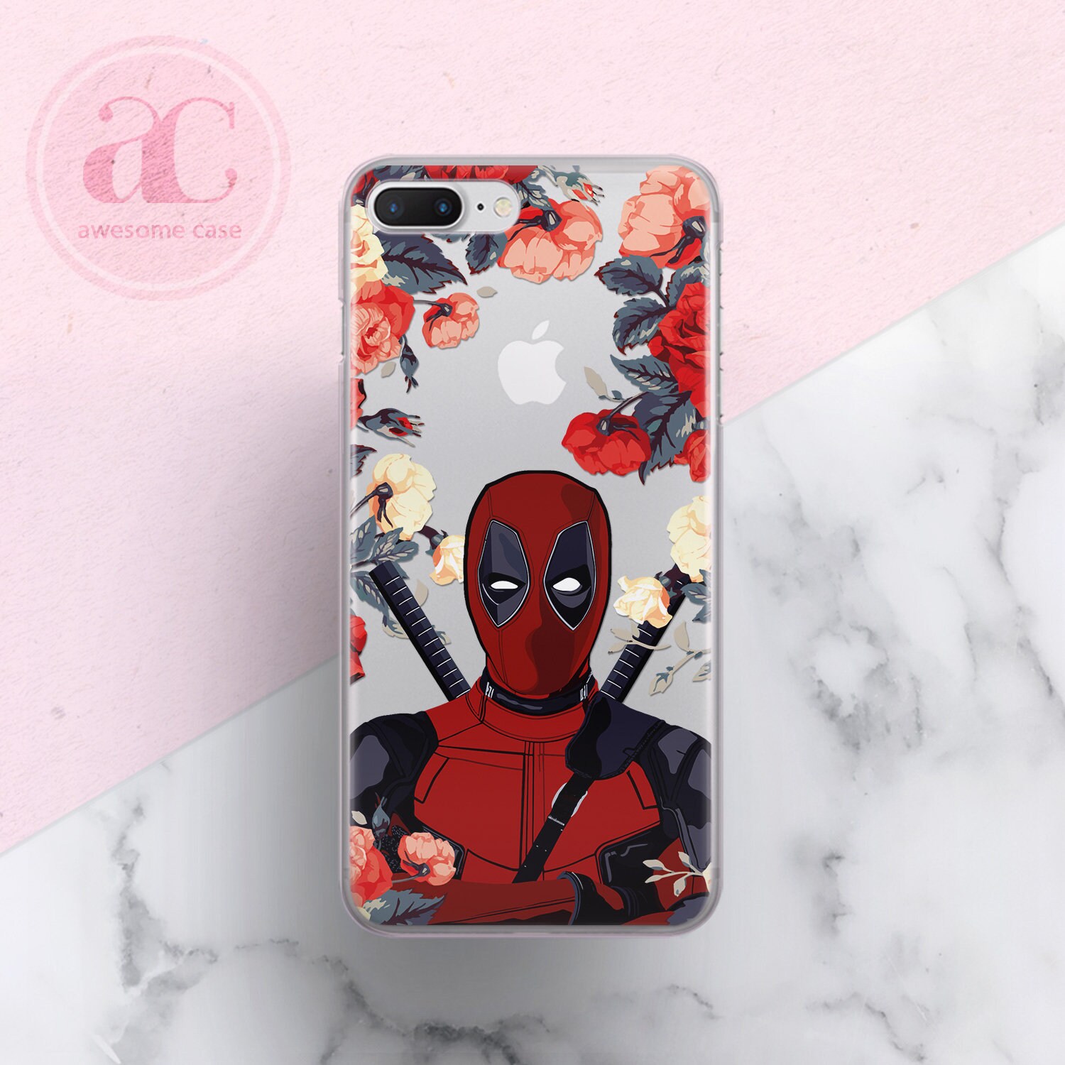 Marvel Deadpool Handyhülle Für IPhone 11 – Mit Wade Wilson Symbol, Schwarz-rot