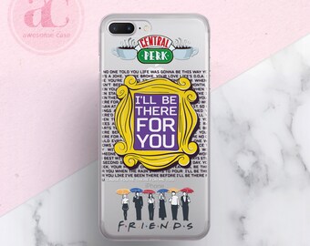Friends TV Show iPhone Case: Protective Silicone Clear Case for iPhone 17 Air 16 Pro Max 15 Pro 17 Pro 14 Pro 13 Pro Max Cover