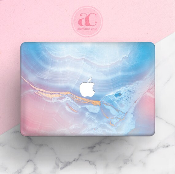 Opal Agate Marble Macbook Case: Protective Cover