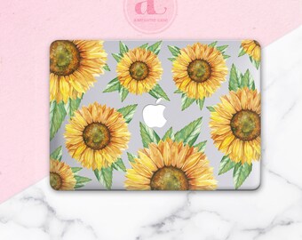 Sunflowers MacBook Case: Eco-Friendly Plastic, Bright Floral Design