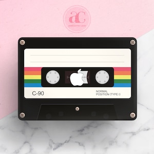 Retro Audio Cassette Macbook Case: M1 Chip, Touch Bar Cover