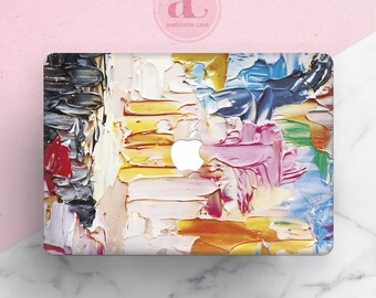 Watercolor Paint Macbook Case: Abstract Art, Protective Plastic