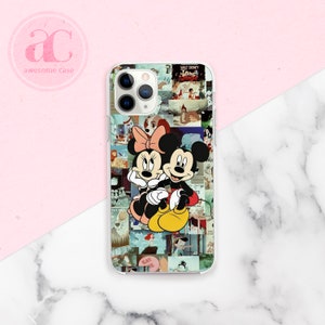 Cartoon, iPhone 15 Pro case, iPhone 16 Pro Case, iPhone 15 Case, iPhone 12 Pro Case, Minnie and Mickey Mouse, iPhone 14 case, iPhone 13 case