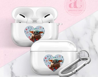 Cute Baby Airpods Pro case Skull Clear Plastic Protective case Airpods Pro holder cute Plastic airpods cover earpods case airpod headphone 3