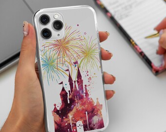 Disney Castle Art Case for iPhone 17 Pro 17 Air 16 Pro 15 Pro 14 Pro 13 Pro 12 Pro and Pro Max Cases