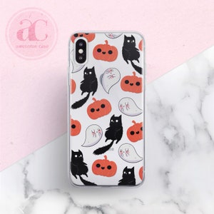 Halloween iPhone 16 Pro Hülle iPhone 14 Fall iPhone 15 Fall iPhone 15 Pro Fall Halloween Kürbis Geist Handyhülle für iPhone 12 Fall iPhone 13 Pro Fall