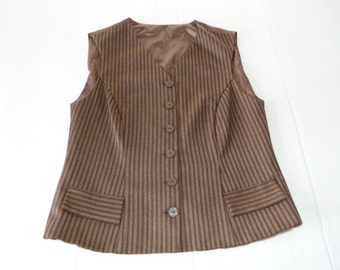 button down vest womens