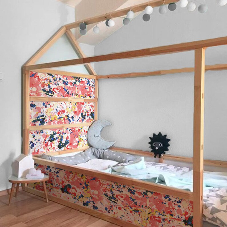 IKEA KURA BED Removable Stickers Paint Stains Ikea Nursery Etsy
