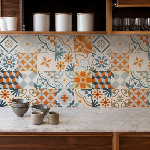 Set of 24 Tiles Decals Tiles Stickers Mixed Tiles for Walls Etsy Canada