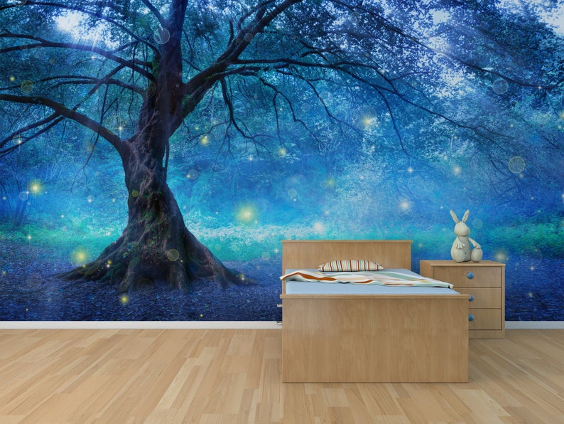 Mystic Tree Self adhesive Peel and Stick 3D photo image 0