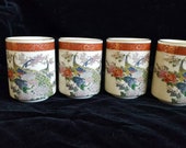 Satsuma made in Japan set of 4 tea cups