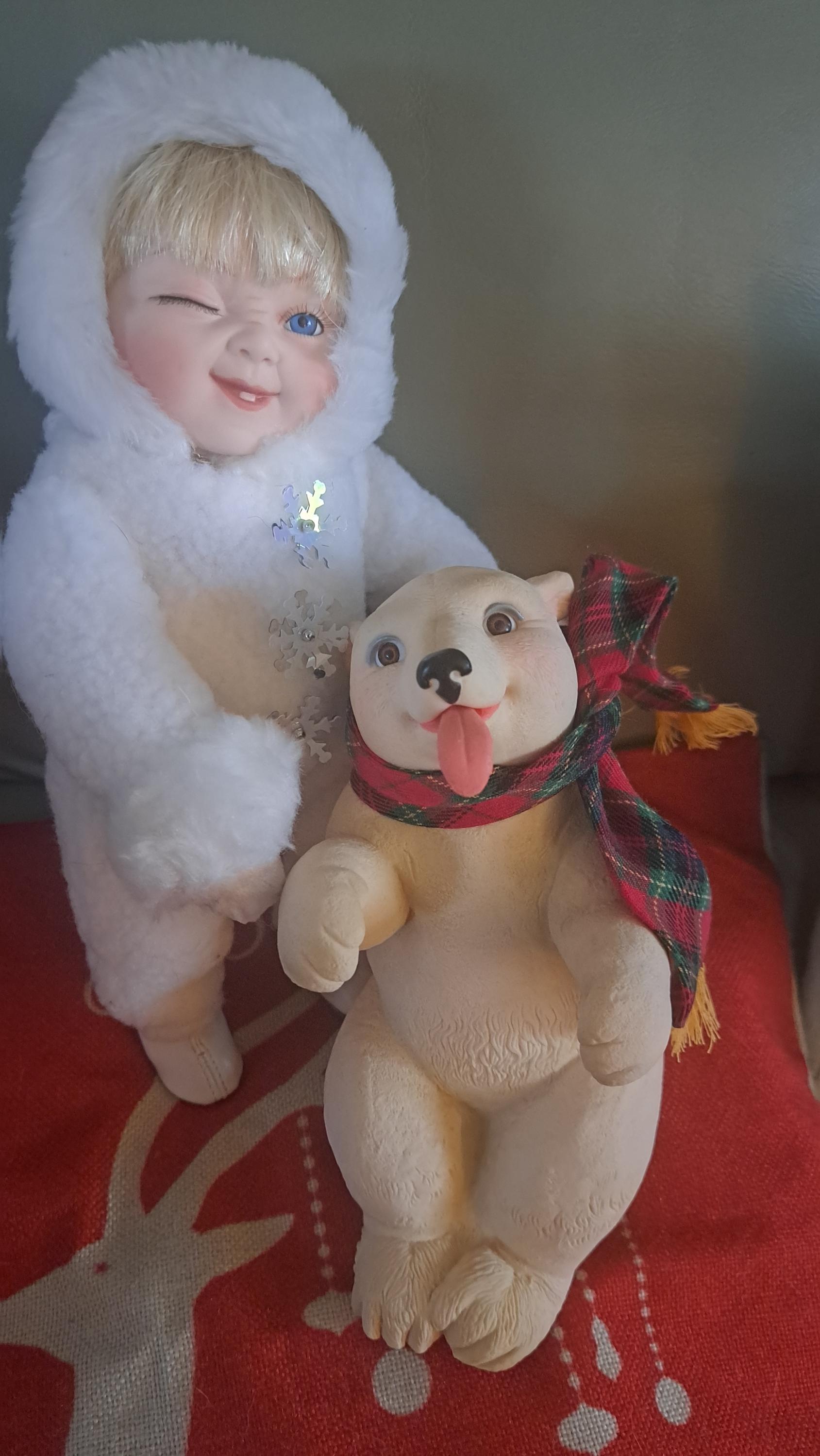 Snowbabies With Polar Bear - Etsy