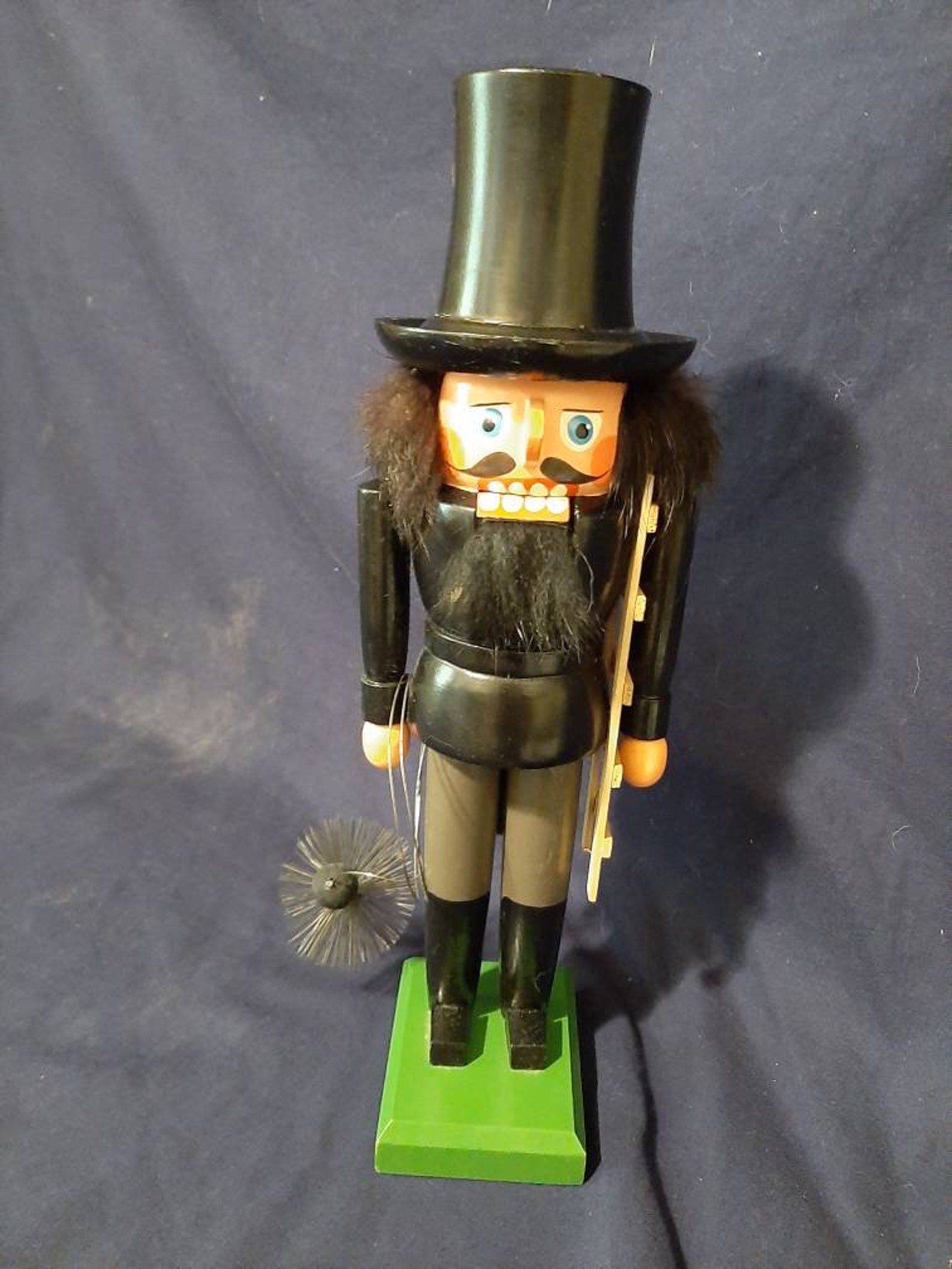 Vintage Erzgebirge German Chimney Sweep Nutcracker Made in Germany