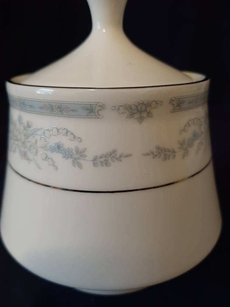 Crown Ming Fine China diana Jian Shiang Creamer & Sugar Bowl Set Etsy