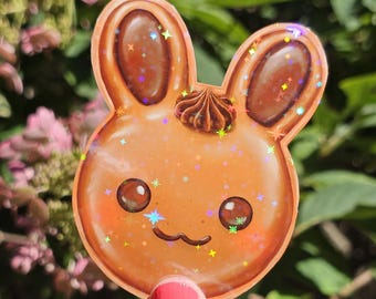 Holographic 3 inch Anime Stickers, Cookie Anime Stickers, Video Game Art, Waterproof Sticker Pack
