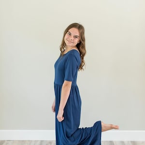 Girls Dresses Size 8 Navy Blue - Etsy