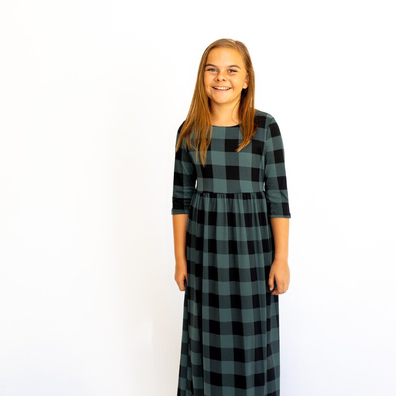 Tween Adelise Floral Stripe Maxi Dress