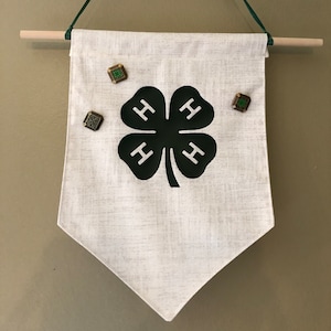 4-H pin display: personalization available