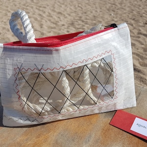 Sac marin, Sac à voile pour bateau, Sac à main maritime, Sac portefeuille pour marin, Tasche Segeltuch, Sac en toile à voile à monogramme, Sac à voile recyclé, Sac de sport pour homme