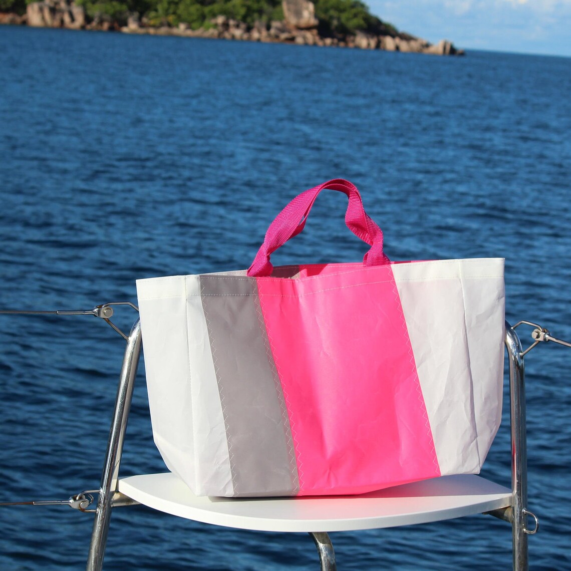 Sail Nautical Bag Sail Tote Bag Large Beach Bag Sail Bag Etsy