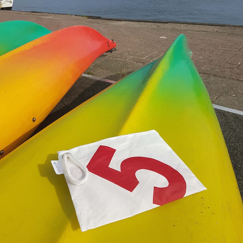 Toiletry Sail Bag, Recycled Nautical Purse, Personalized Sailbag, Nautica Segeltasche, Sailcloth