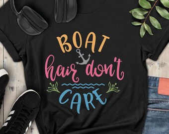 Boat Hair Don T Care Etsy