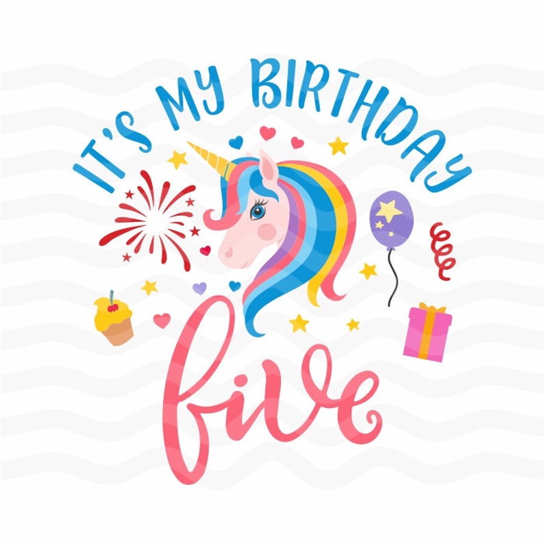 5th birthday svg Fifth birthday svg 5th birthday Fifth | Etsy