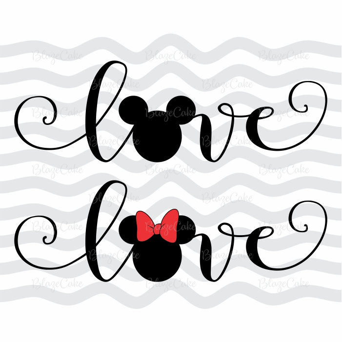 Download Love disney svg Love disney dxf Love disney cut Love ...