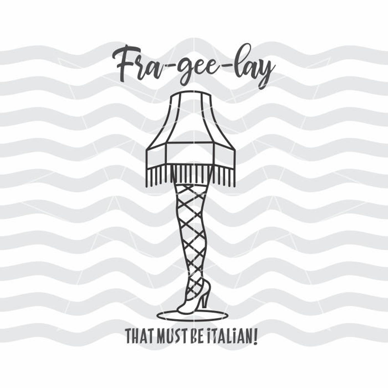 Leg lamp Leg lamp svg Leg lamp dxf Fra gee lay svg Etsy