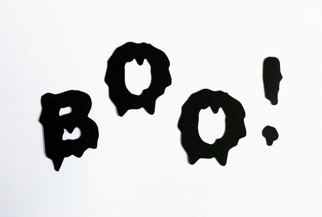 BOO! Die Cut Letters, BOO!, Fall Decor, Die Cut, Scrapbook, Halloween ...