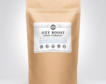 Oxy Boost by Rustic Strength | 2 lb bag | Stain Lifter + Odor Remover | Earth Mineral Derived Ingredients